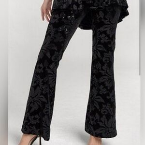 NWT Sequin Velvet Venus Embellished Pants